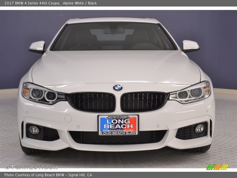 Alpine White / Black 2017 BMW 4 Series 440i Coupe