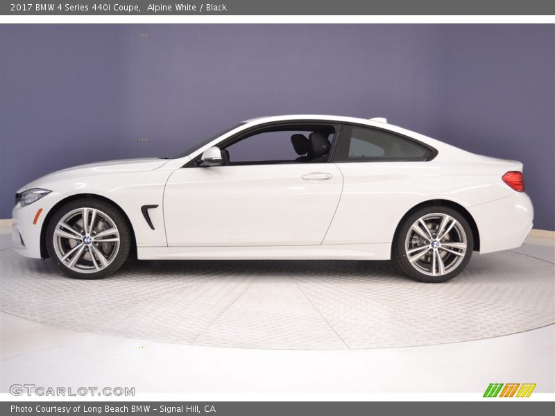 Alpine White / Black 2017 BMW 4 Series 440i Coupe