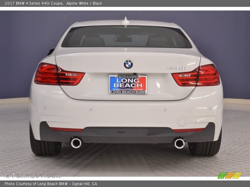 Alpine White / Black 2017 BMW 4 Series 440i Coupe