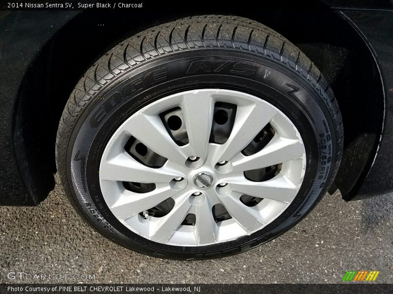 Super Black / Charcoal 2014 Nissan Sentra SV