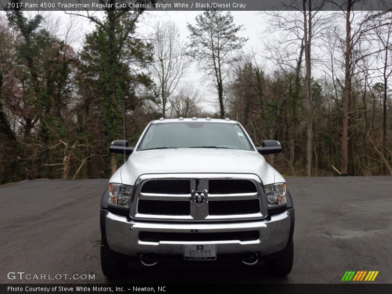 Bright White / Black/Diesel Gray 2017 Ram 4500 Tradesman Regular Cab Chassis