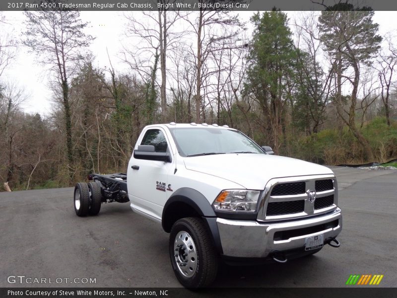 Bright White / Black/Diesel Gray 2017 Ram 4500 Tradesman Regular Cab Chassis
