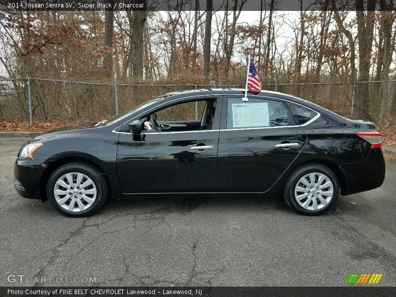 Super Black / Charcoal 2014 Nissan Sentra SV