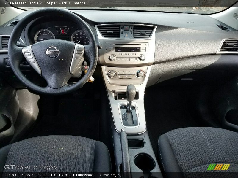 Super Black / Charcoal 2014 Nissan Sentra SV