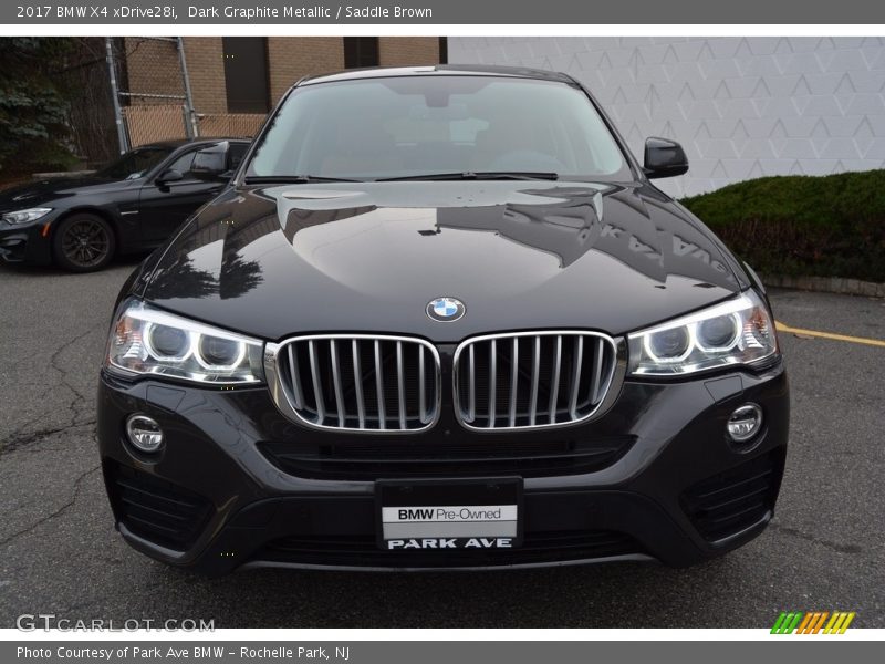 Dark Graphite Metallic / Saddle Brown 2017 BMW X4 xDrive28i