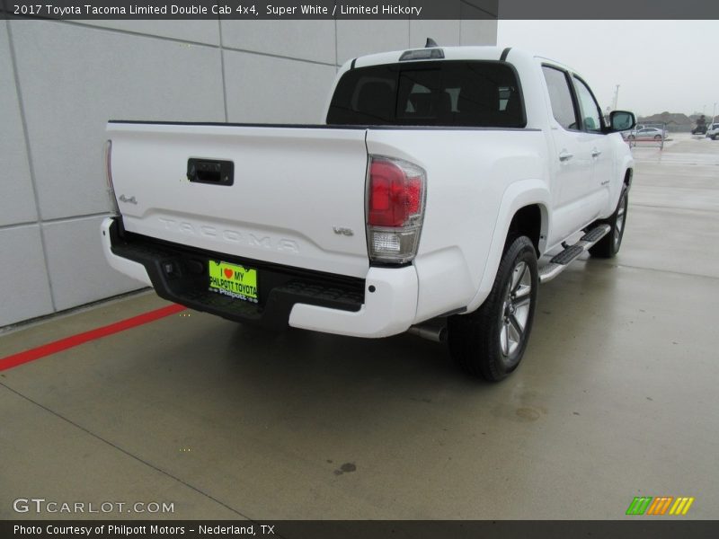 Super White / Limited Hickory 2017 Toyota Tacoma Limited Double Cab 4x4
