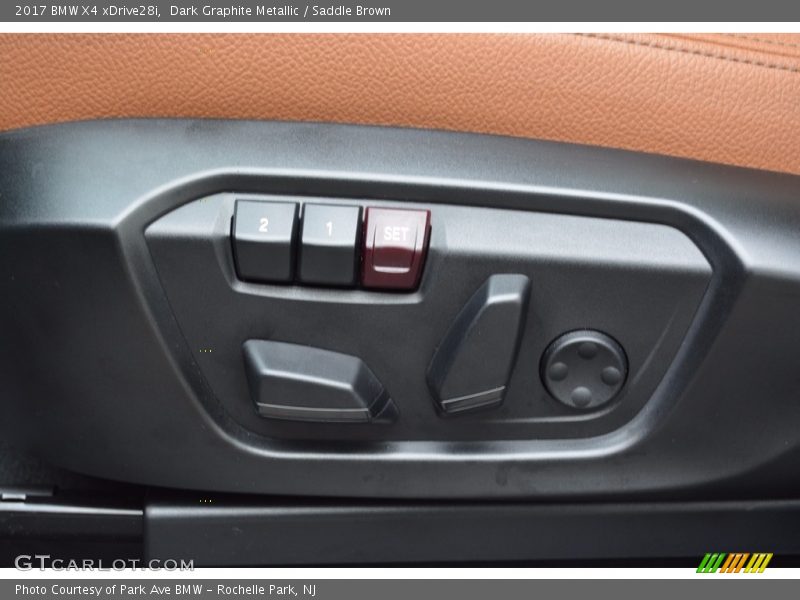 Dark Graphite Metallic / Saddle Brown 2017 BMW X4 xDrive28i