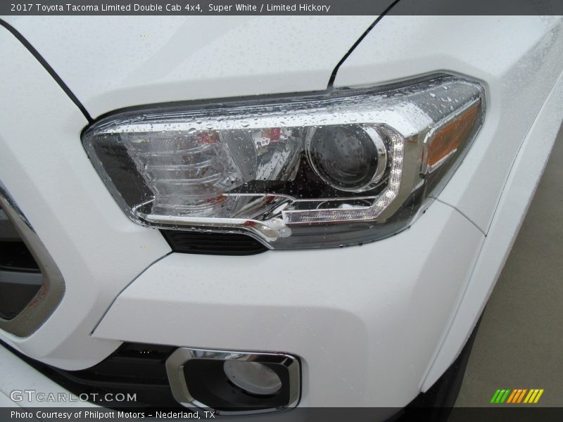 Super White / Limited Hickory 2017 Toyota Tacoma Limited Double Cab 4x4