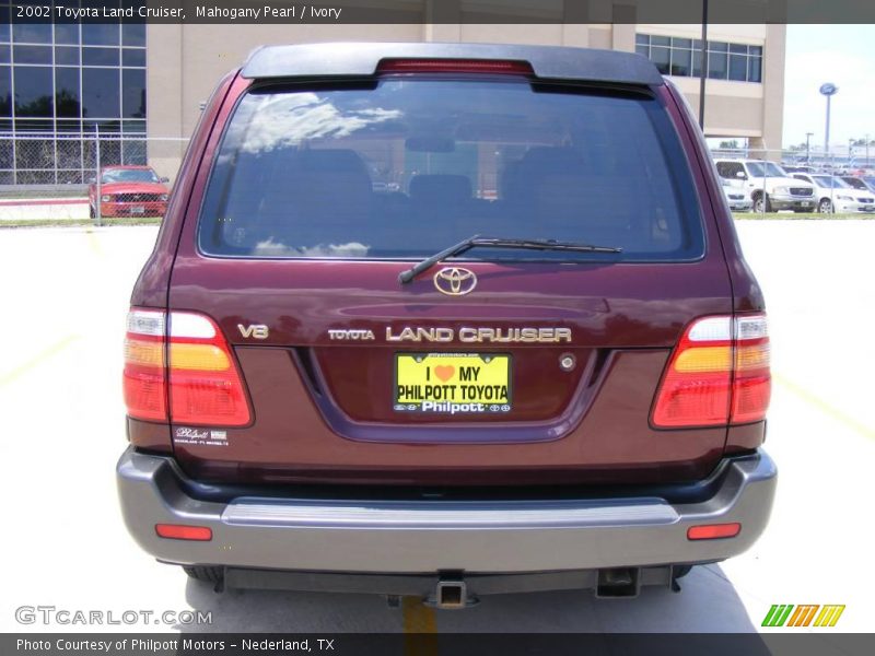 Mahogany Pearl / Ivory 2002 Toyota Land Cruiser