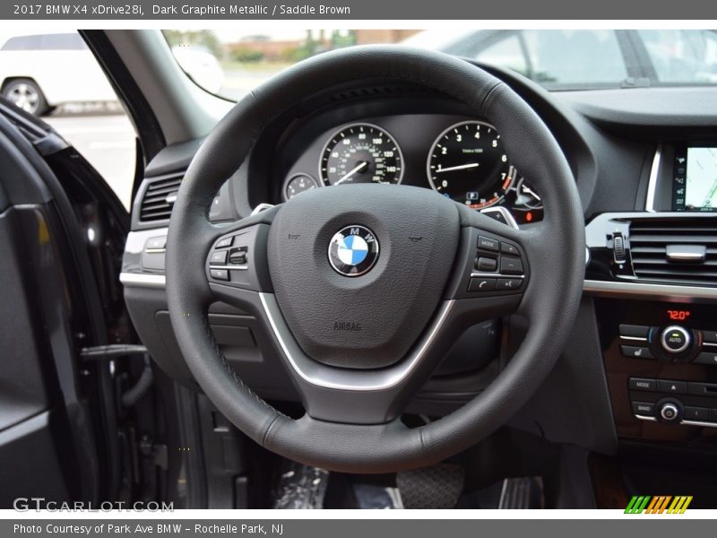 Dark Graphite Metallic / Saddle Brown 2017 BMW X4 xDrive28i