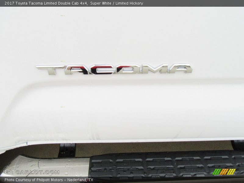 Super White / Limited Hickory 2017 Toyota Tacoma Limited Double Cab 4x4