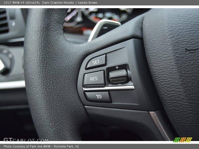 Dark Graphite Metallic / Saddle Brown 2017 BMW X4 xDrive28i