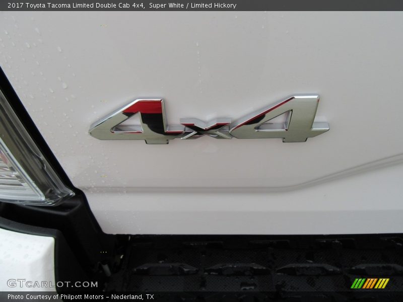 Super White / Limited Hickory 2017 Toyota Tacoma Limited Double Cab 4x4