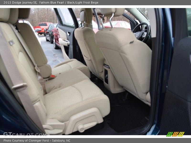 Fathom Blue Pearl / Black/Light Frost Beige 2013 Dodge Journey SE