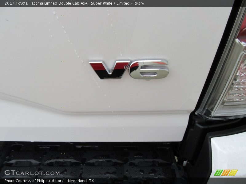 Super White / Limited Hickory 2017 Toyota Tacoma Limited Double Cab 4x4
