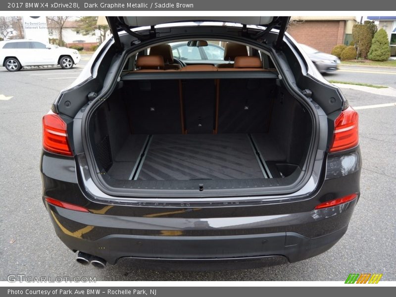 Dark Graphite Metallic / Saddle Brown 2017 BMW X4 xDrive28i
