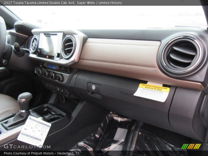 Super White / Limited Hickory 2017 Toyota Tacoma Limited Double Cab 4x4