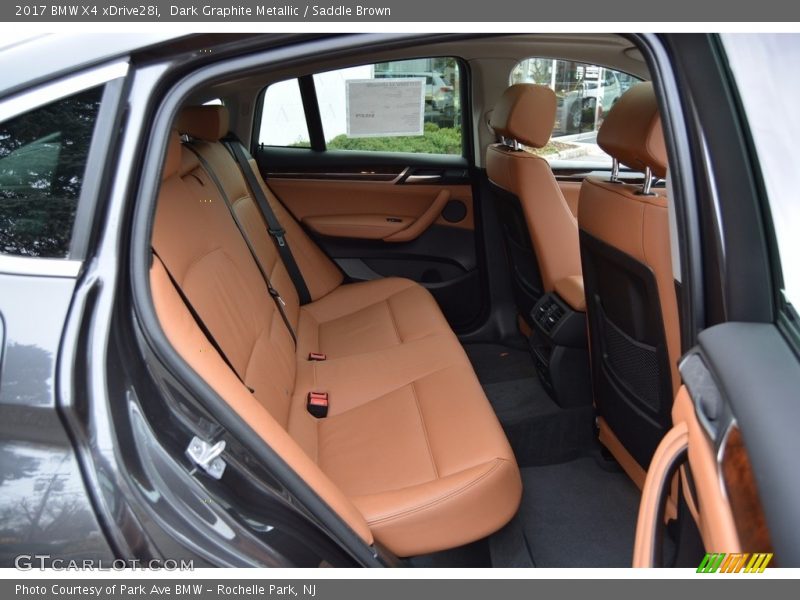 Dark Graphite Metallic / Saddle Brown 2017 BMW X4 xDrive28i
