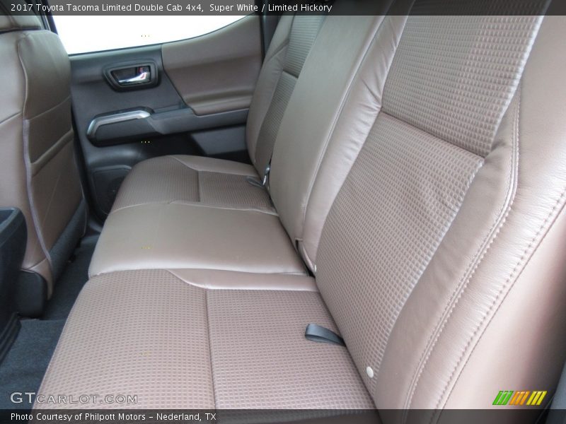 Rear Seat of 2017 Tacoma Limited Double Cab 4x4