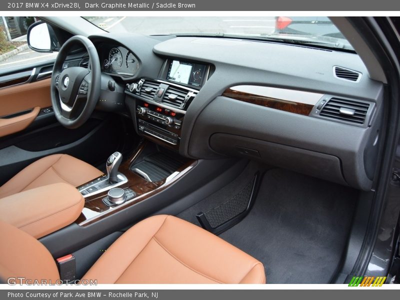 Dark Graphite Metallic / Saddle Brown 2017 BMW X4 xDrive28i