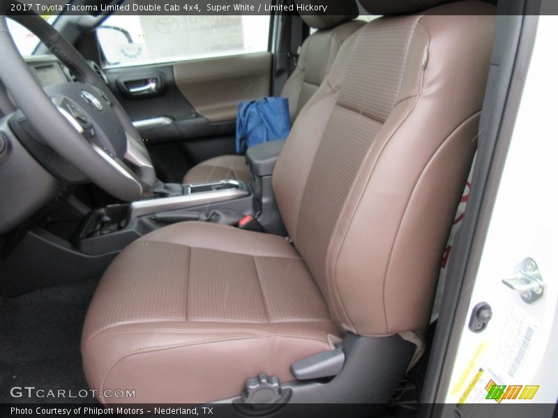 Front Seat of 2017 Tacoma Limited Double Cab 4x4