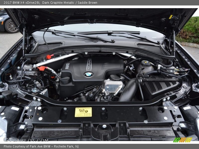 Dark Graphite Metallic / Saddle Brown 2017 BMW X4 xDrive28i