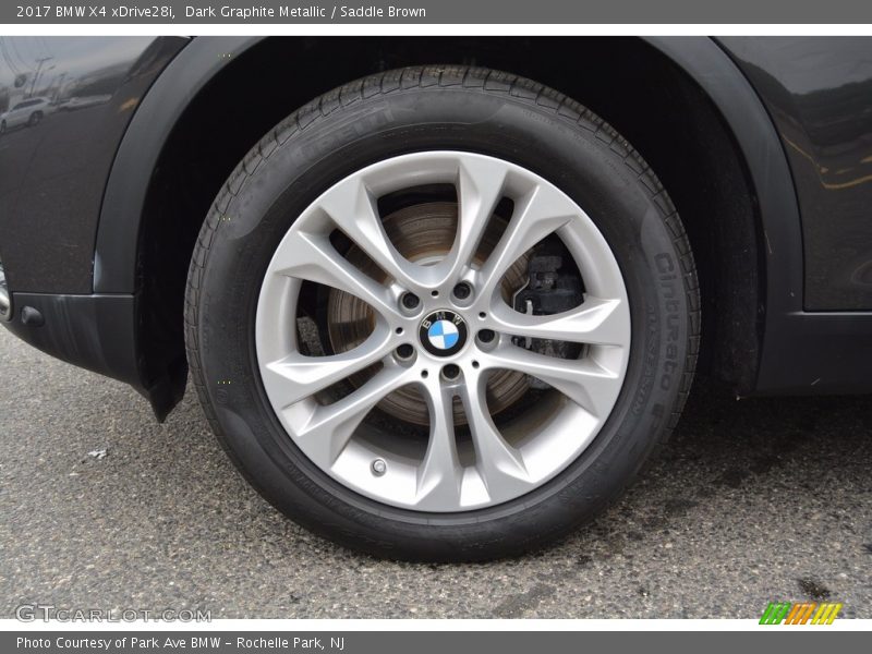 Dark Graphite Metallic / Saddle Brown 2017 BMW X4 xDrive28i