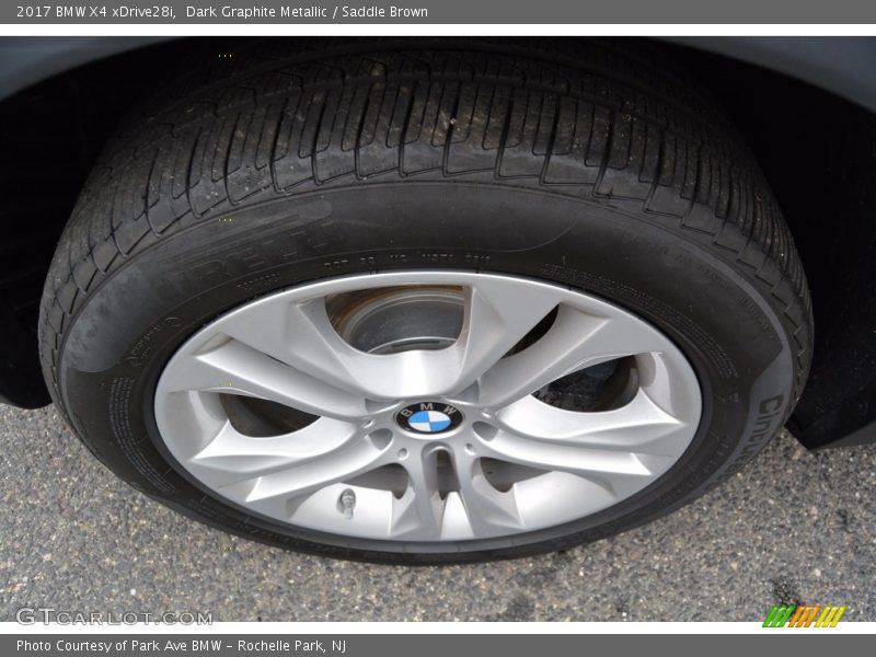 Dark Graphite Metallic / Saddle Brown 2017 BMW X4 xDrive28i