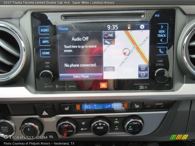 Navigation of 2017 Tacoma Limited Double Cab 4x4