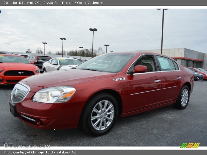 Crystal Red Tintcoat / Cocoa/Cashmere 2011 Buick Lucerne CXL