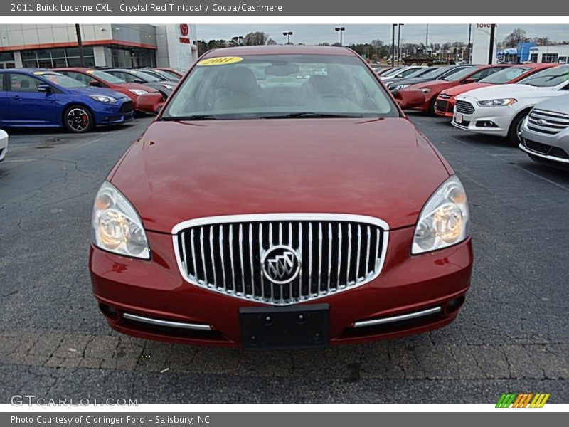 Crystal Red Tintcoat / Cocoa/Cashmere 2011 Buick Lucerne CXL