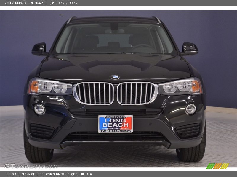 Jet Black / Black 2017 BMW X3 sDrive28i