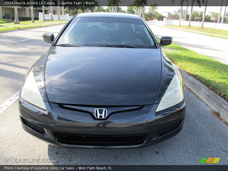 Graphite Pearl / Black 2004 Honda Accord LX Coupe