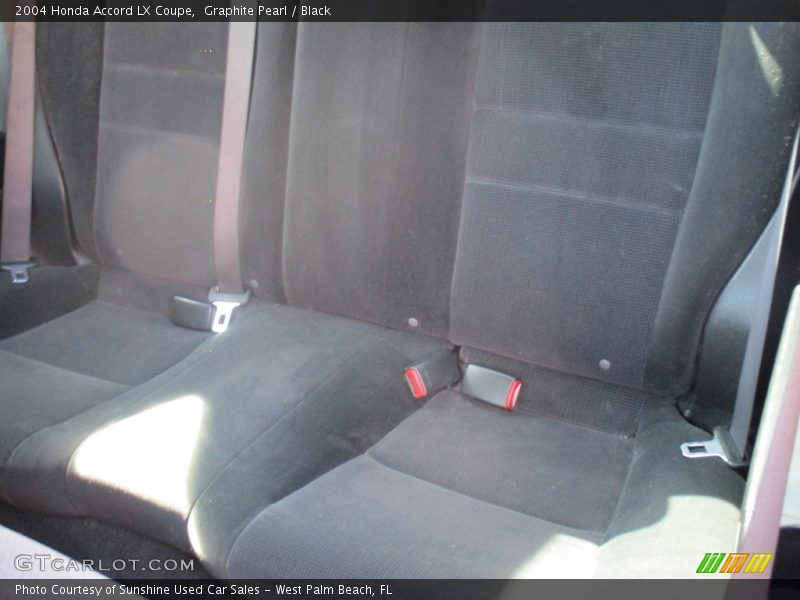 Graphite Pearl / Black 2004 Honda Accord LX Coupe