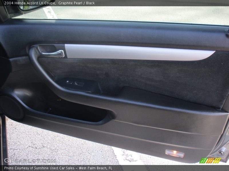 Graphite Pearl / Black 2004 Honda Accord LX Coupe