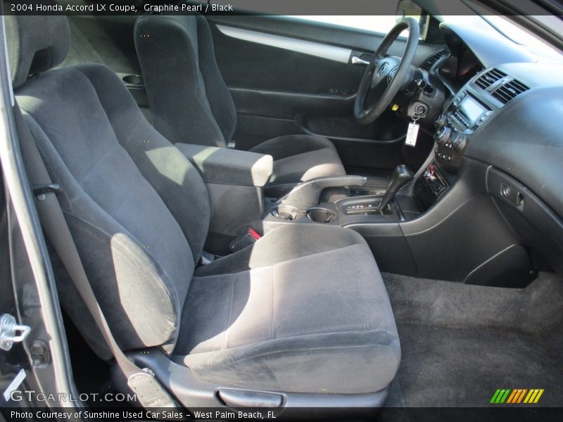 Graphite Pearl / Black 2004 Honda Accord LX Coupe