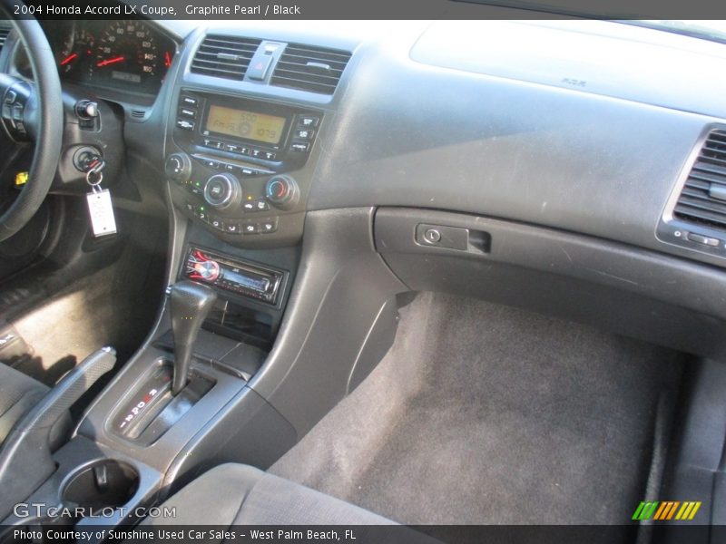 Graphite Pearl / Black 2004 Honda Accord LX Coupe