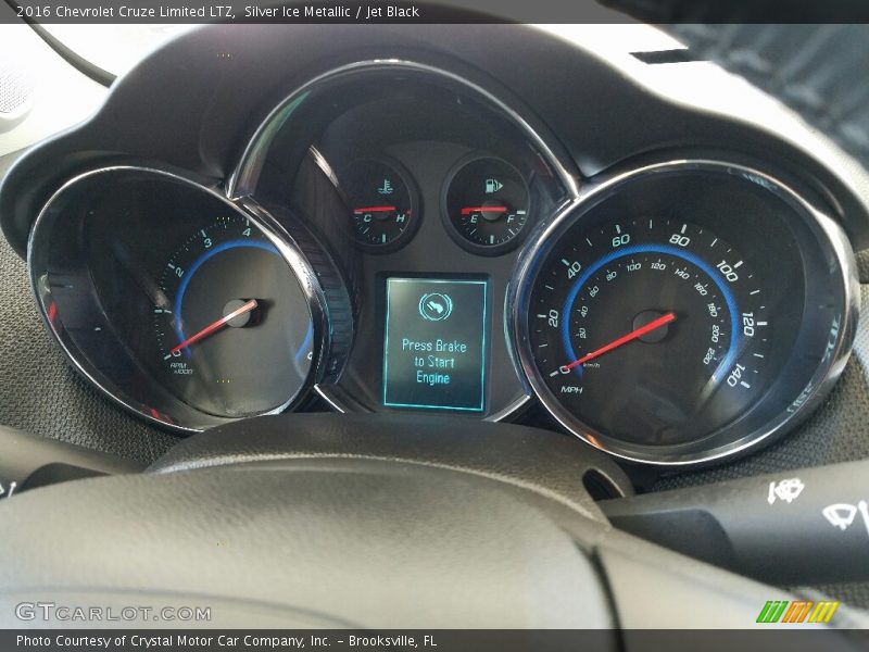 Silver Ice Metallic / Jet Black 2016 Chevrolet Cruze Limited LTZ
