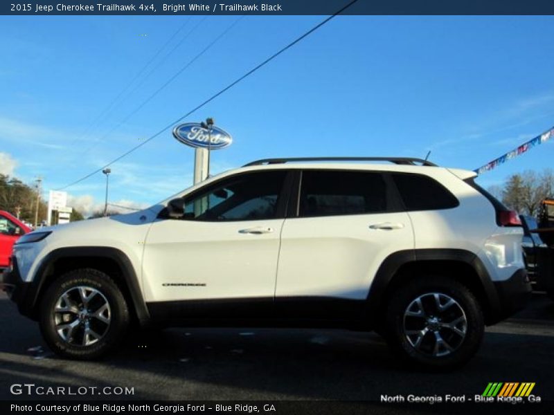Bright White / Trailhawk Black 2015 Jeep Cherokee Trailhawk 4x4