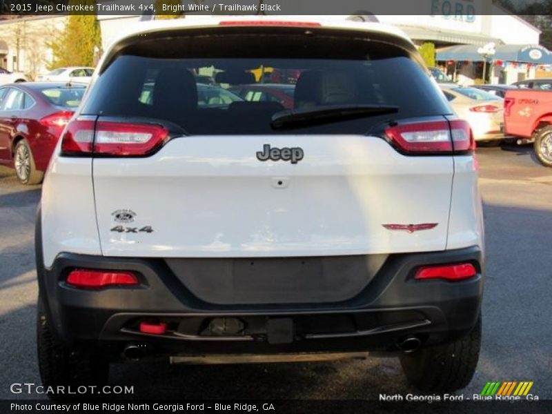 Bright White / Trailhawk Black 2015 Jeep Cherokee Trailhawk 4x4