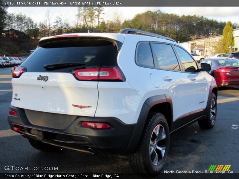 Bright White / Trailhawk Black 2015 Jeep Cherokee Trailhawk 4x4