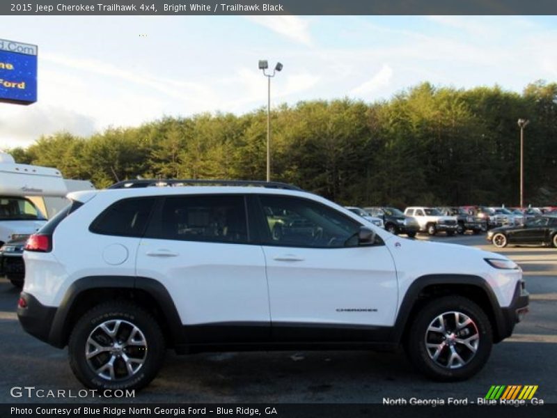 Bright White / Trailhawk Black 2015 Jeep Cherokee Trailhawk 4x4