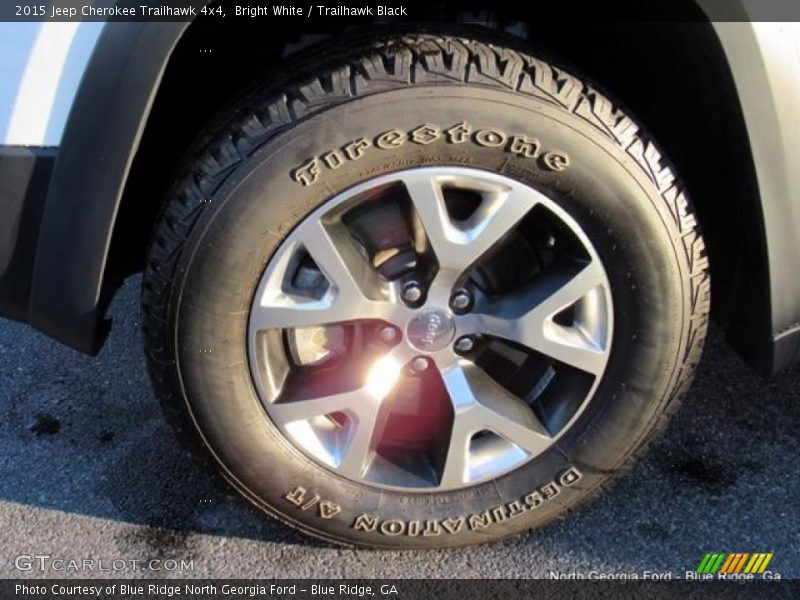 Bright White / Trailhawk Black 2015 Jeep Cherokee Trailhawk 4x4
