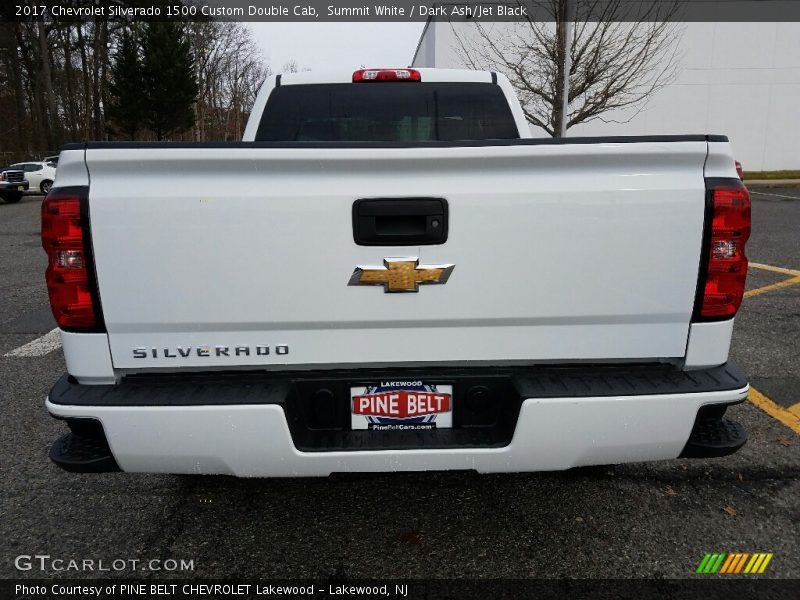 Summit White / Dark Ash/Jet Black 2017 Chevrolet Silverado 1500 Custom Double Cab