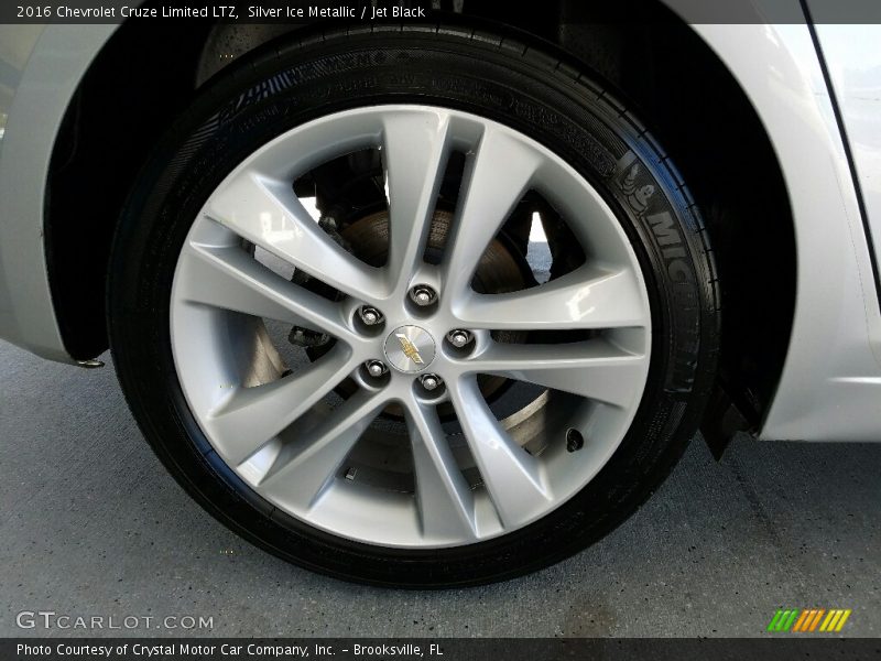 Silver Ice Metallic / Jet Black 2016 Chevrolet Cruze Limited LTZ