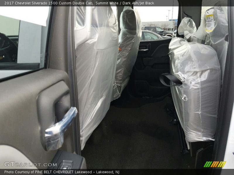 Summit White / Dark Ash/Jet Black 2017 Chevrolet Silverado 1500 Custom Double Cab