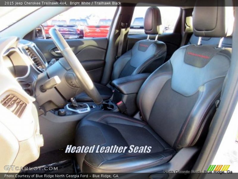 Bright White / Trailhawk Black 2015 Jeep Cherokee Trailhawk 4x4