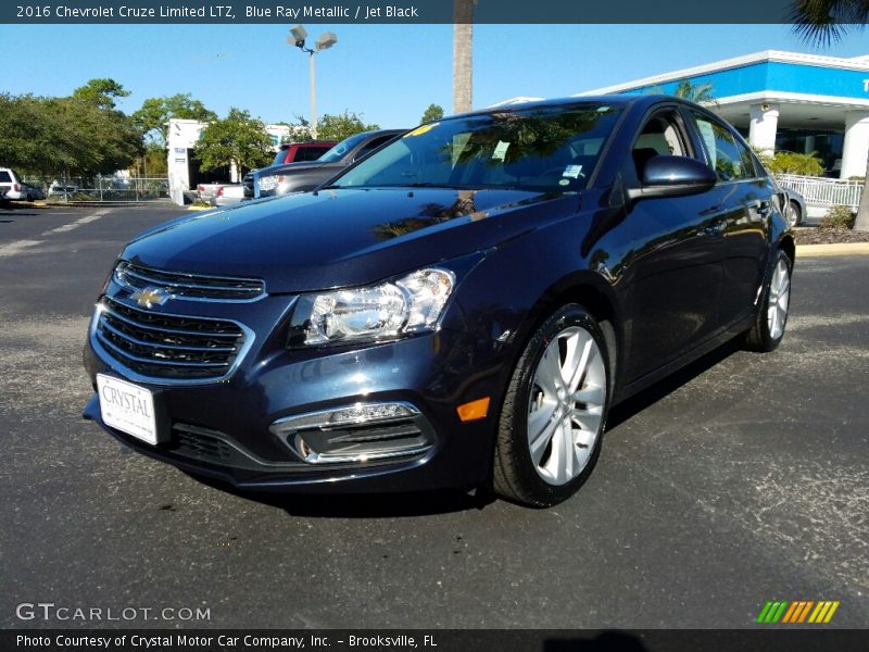 Blue Ray Metallic / Jet Black 2016 Chevrolet Cruze Limited LTZ