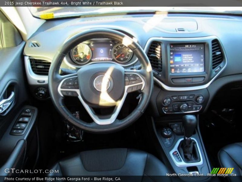 Bright White / Trailhawk Black 2015 Jeep Cherokee Trailhawk 4x4