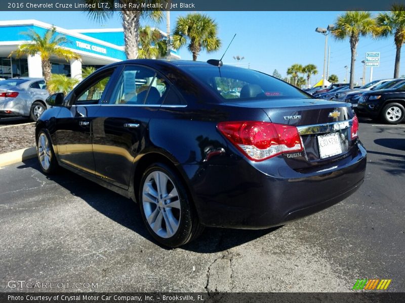 Blue Ray Metallic / Jet Black 2016 Chevrolet Cruze Limited LTZ
